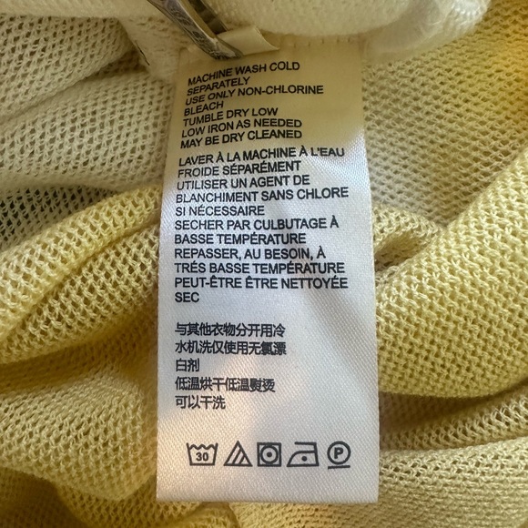 Free People We The Free long tunic tank top sleeveless ombré white yellow XL - Picture 7 of 9